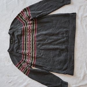 Eddie Bauer, Gray Sweater, Size L